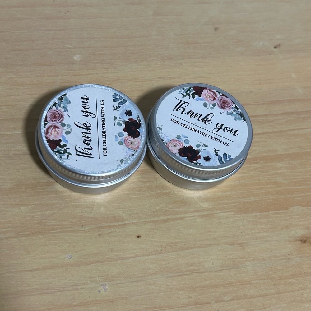 Thank You Candles & Hallmark Thank You Card Set
